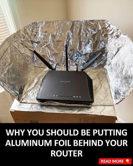 Why You Should Be Putting Aluminum Foil Behind Your Router