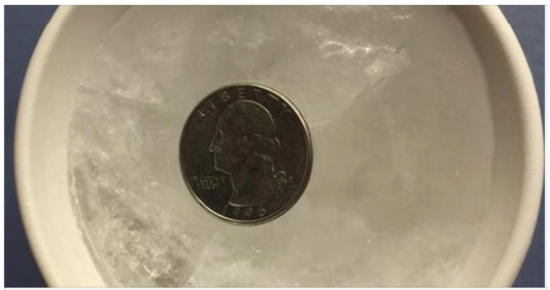 Why you should always put a coin in the freezer before you leave home