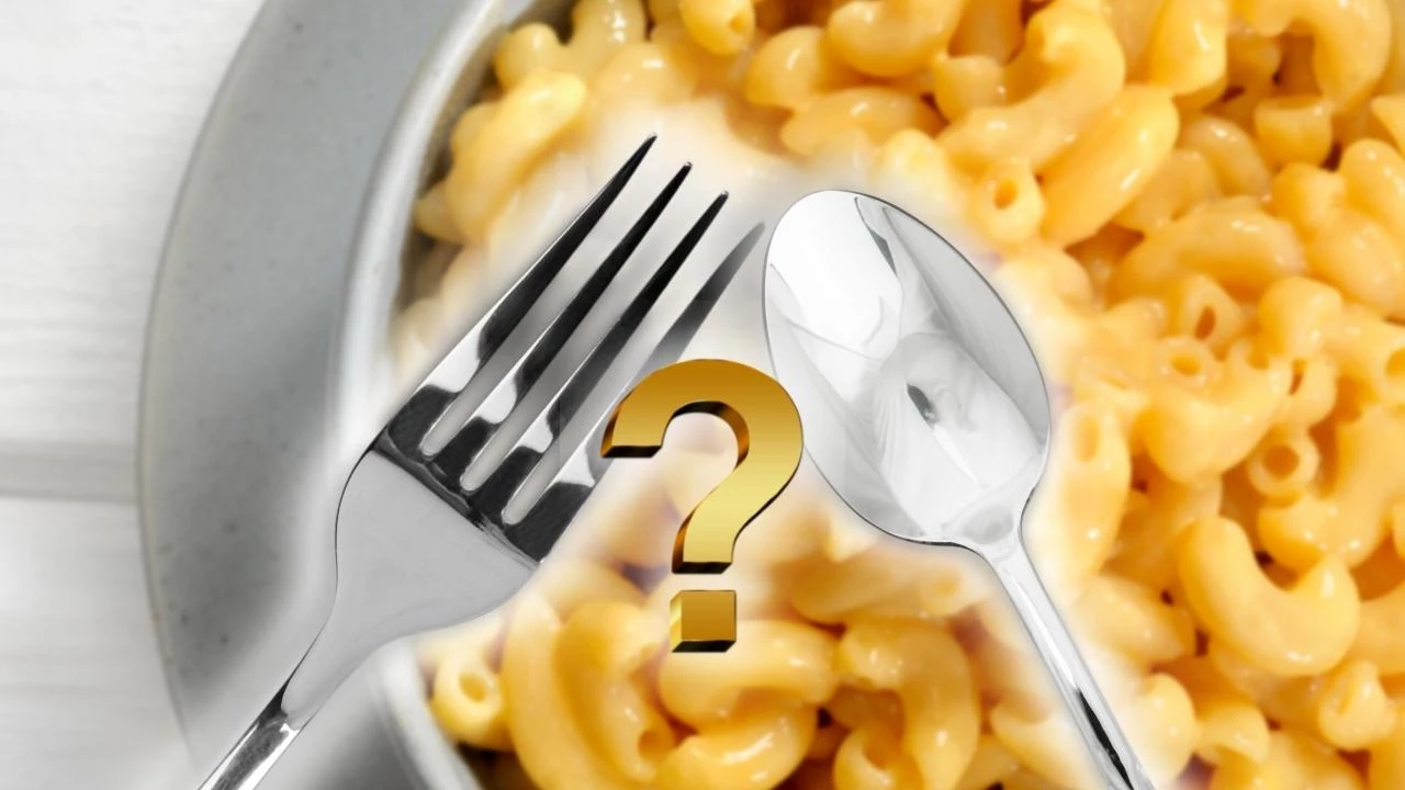 Should you use a spoon or a fork for Mac n Cheese?