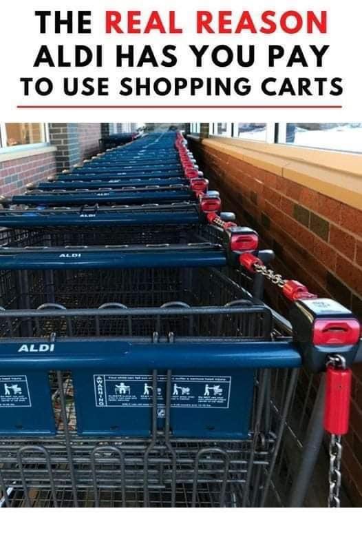 Why Does Aldi Make Customers Pay for Shopping Carts?